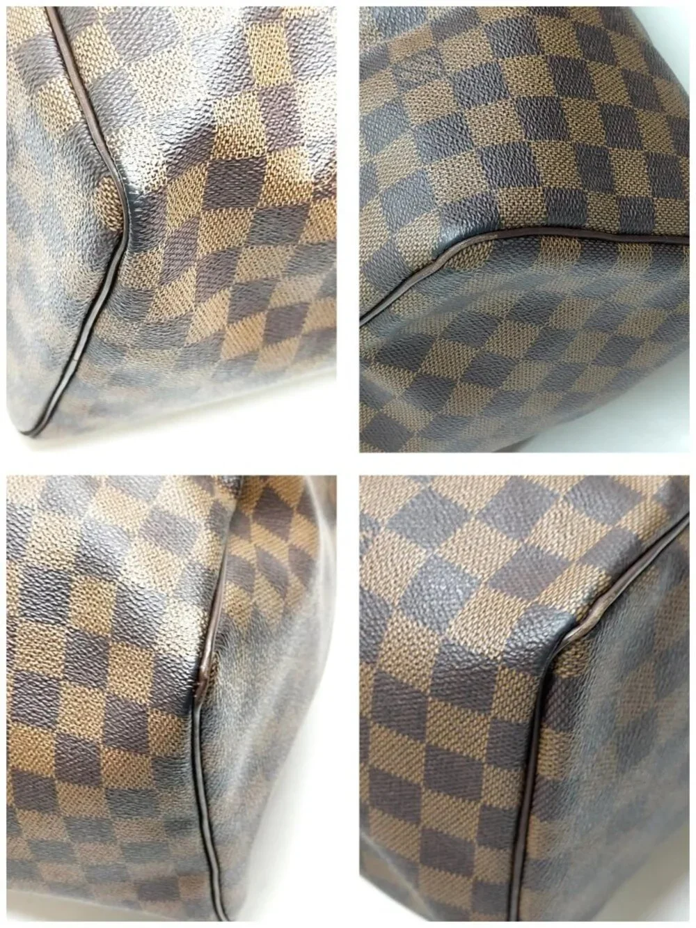 Authentic Louis Vuitton Speedy 35 Damier Ebene Handbag